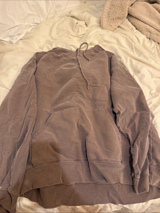 Tops - Men's Taupe Pullover Hoodie Sweatshirt